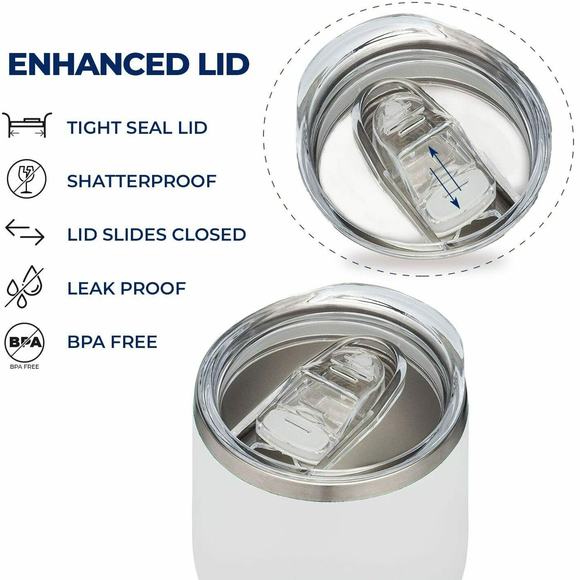 SassyCups Mommy's Sippy Cup | Stainless Steel Stemless Wine Tumbler with Stra... - Picture 11 of 16